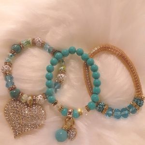 Charm Bracelet Trio